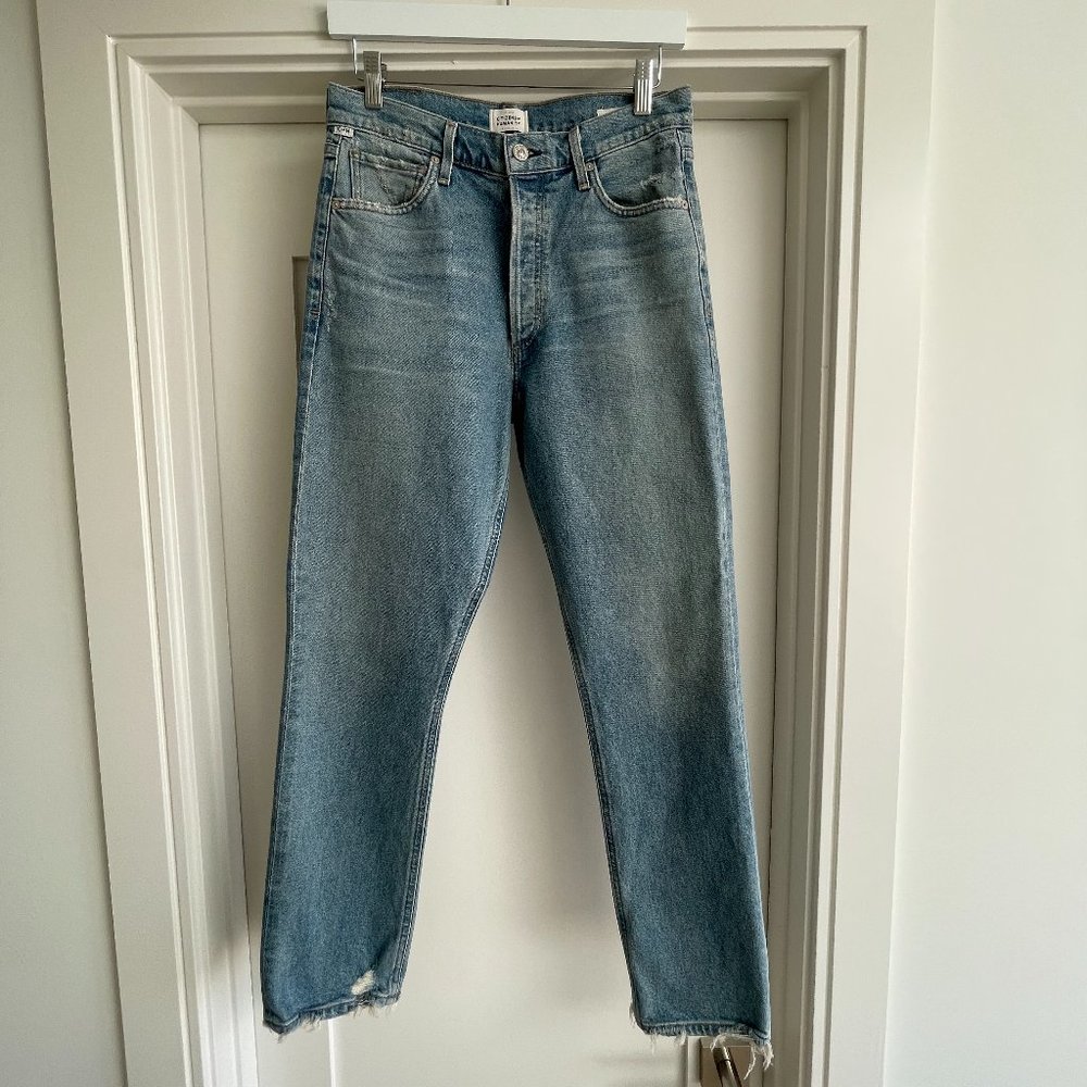Citizens of Humanity: Charlotte Crop High Rise Straight Jeans